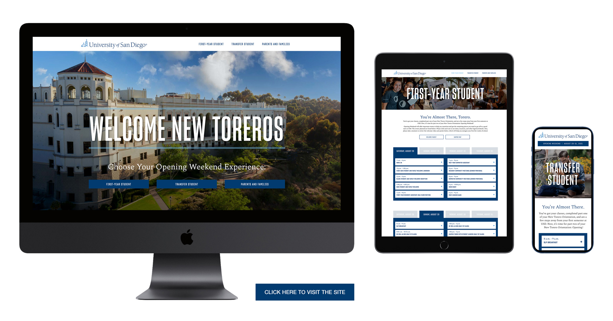 University Microsites