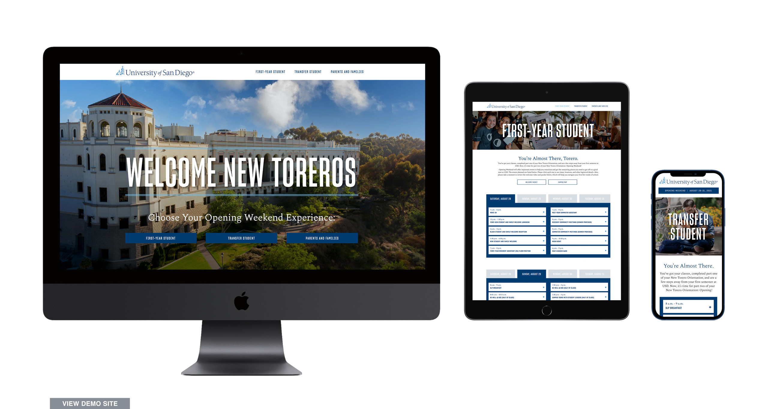Student Microsites